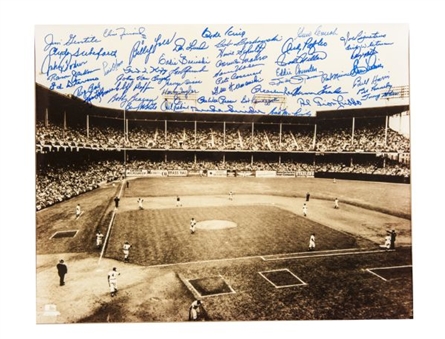 Brooklyn Dodgers Hall of Famers and Stars 16x20 Multi-Signed Photo (48 Signatures) 
